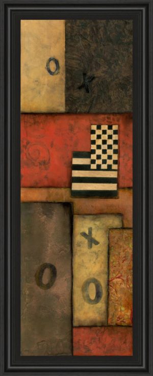 18 in. x 42 in. “Right Move I” By Norm Olson Framed Print Wall Art