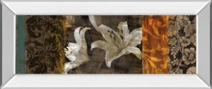 18 in. x 42 in. “Evanescent Il” By Keith Mallet Mirror Framed Print Wall Art