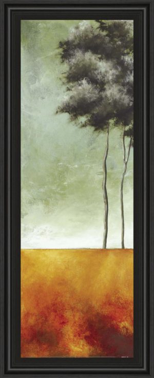 18 in. x 42 in. “Palms Right” Framed Print Wall Art