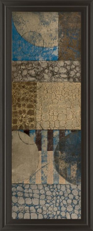18 in. x 42 in. “Bubble Structure I” By John Kime Framed Print Wall Art