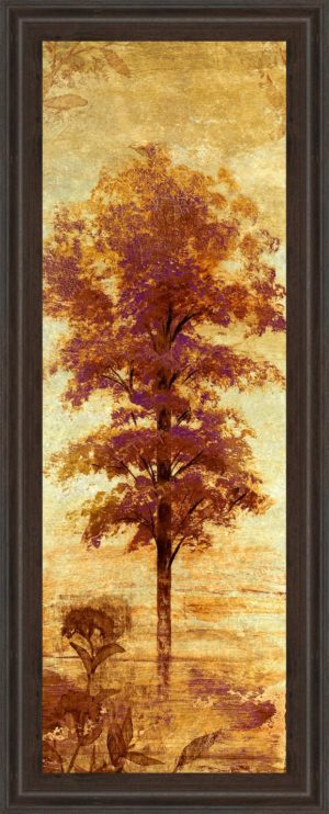 18 in. x 42 in. “Early Autumn Chill I” By Micheal Marcon Framed Print Wall Art