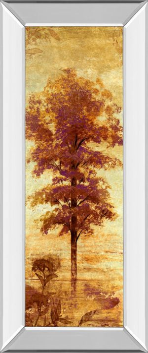 18 in. x 42 in. “Early Autumn Chill I” By Micheal Marcon Mirror Framed Print Wall Art