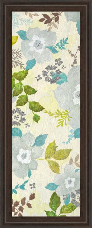 18 in. x 42 in. “Fragrant Garden I” By Tava Studios Framed Print Wall Art