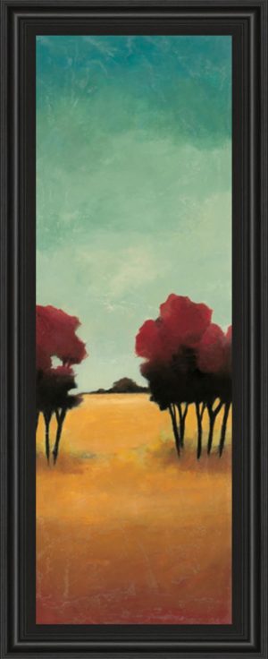 18 in. x 42 in. “A New Day I” By Angelina Emet Framed Print Wall Art