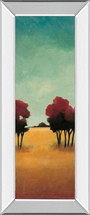 18 in. x 42 in. “A New Day I” By Angelina Emet Mirror Framed Print Wall Art