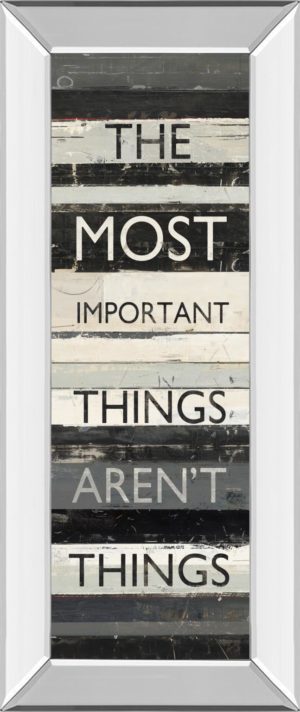 18 in. x 42 in. “Zephry Quote Il” By Mike Schick Framed Print Wall Art