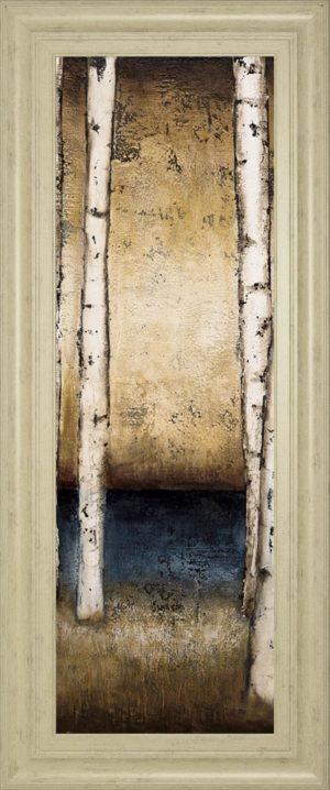 18 in. x 42 in. “Birch Landing II” By St Germain Framed Print Wall Art