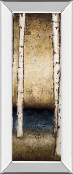 18 in. x 42 in. “Birch Landing Il” By St Germain Mirror Framed Print Wall Art