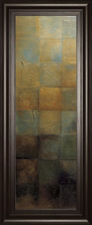 18 in. x 42 in. “Modra I” By Pasion Framed Print Wall Art