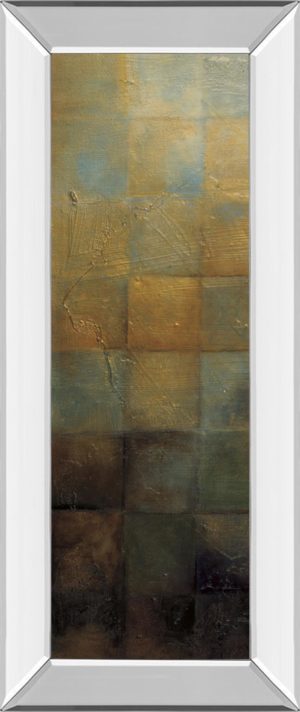 18 in. x 42 in. “Modra I” By Pasion Mirror Framed Print Wall Art