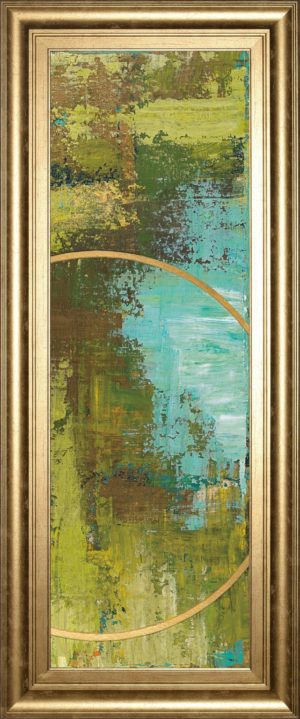 18 in. x 42 in. “Aller Chartreuse” By Patrick St. Germain Framed Print Wall Art