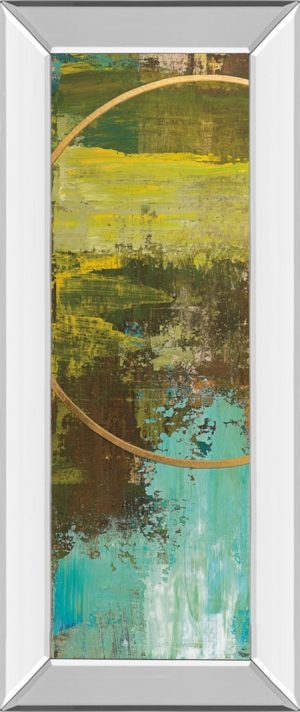 18 in. x 42 in. “Aller Chartreuse” By Patrick St. Germain Mirror Framed Print Wall Art