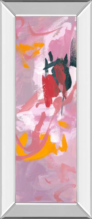 18 in. x 42 in. “Composition 1B” By Melissa Wang Mirror Framed Print Wall Art