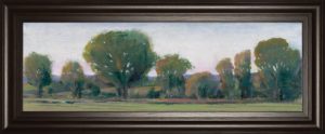 18 in. x 42 in. “Panoramic Treeline Il” By Tim Otoole Framed Print Wall Art