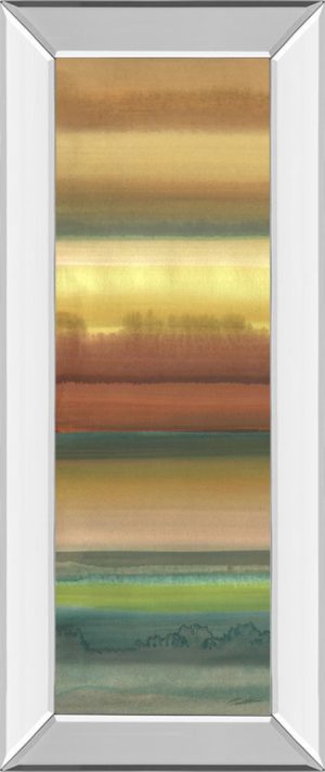 18 in. x 42 in. “Ambient Sky I” By John Butler Mirror Framed Print Wall Art