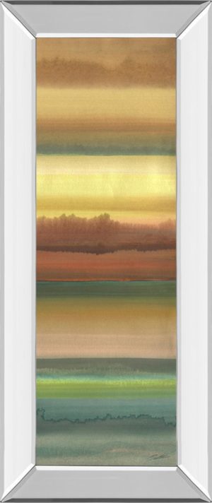 18 in. x 42 in. “Ambient Sky Il” By John Butler Mirror Framed Print Wall Art