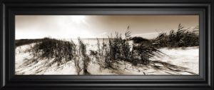18 in. x 42 in. “The Wind In The Dunes I” By Noah Bay Framed Print Wall Art