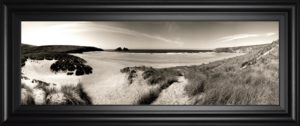 18 in. x 42 in. “The Wind In The Dunes Il” By Noah Bay Framed Print Wall Art