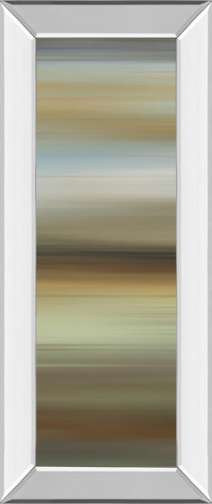 18 in. x 42 in. “Abstract Horizon Il” By James Mcmaster Mirror Framed Print Wall Art