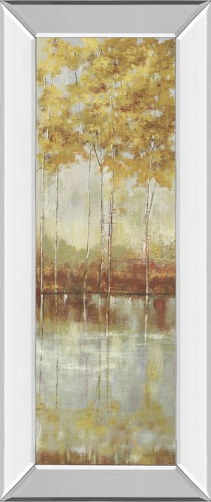 18 in. x 42 in. “Reflections I” By Allison Pearce Mirror Framed Print Wall Art