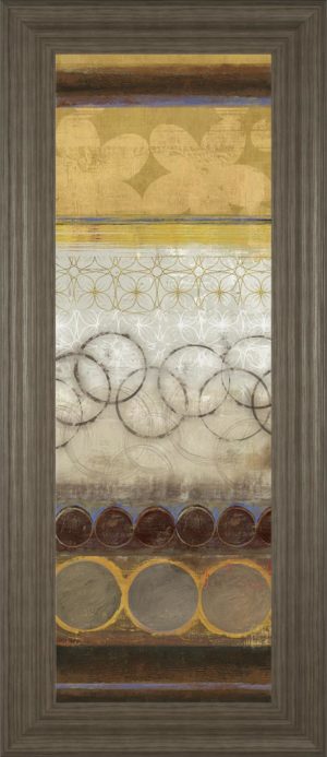 18 in. x 42 in. “Mellow I” By Allison Pearce Framed Print Wall Art