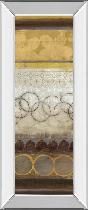 18 in. x 42 in. “Mellow I” By Allison Pearce Mirror Framed Print Wall Art