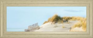 18 in. x 42 in. “Beachscape l” By James Mcloughlin Framed Print Wall Art