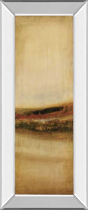 18 in. x 42 in. “Tall Colour I” By Hunter Mirror Framed Print Wall Art