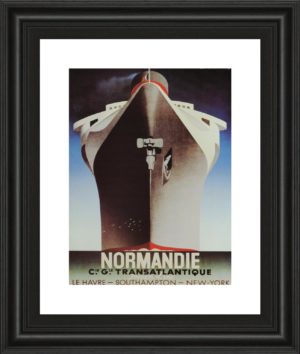 22 in. x 26 in. “Normandie” Framed Print Wall Art