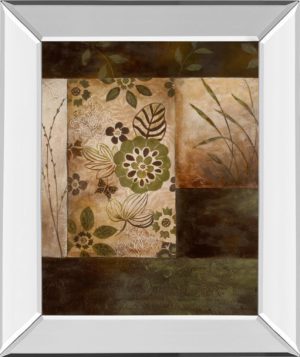 22 in. x 26 in. “Evening Forest I” By Nan Mirror Framed Print Wall Art