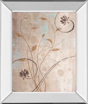 22 in. x 26 in. “Spring Meadow I” By Nan Mirror Framed Print Wall Art