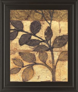 22 in. x 26 in. “Bronzed Branches I” By Norman Wyatt, Jr. Framed Print Wall Art
