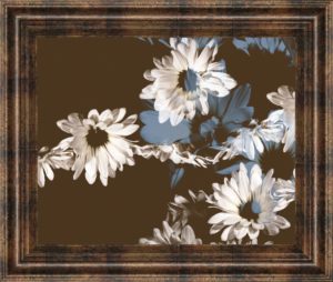 22 in. x 26 in. “Chocolate Bloom Il” By A. Project Framed Print Wall Art