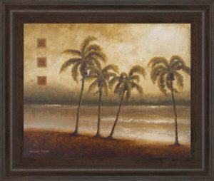 22 in. x 26 in. “Tropical Escape I” By Michael Marcon Framed Print Wall Art