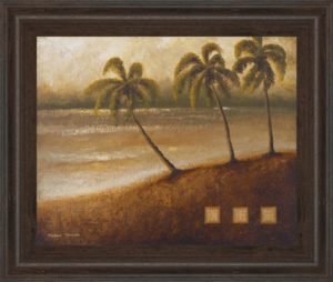 22 in. x 26 in. “Tropical Escape Il” By Michael Marcon Framed Print Wall Art