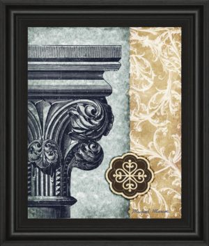 22 in. x 26 in. “Romanesque Il” By Michael Marcon Framed Print Wall Art