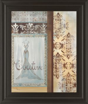 22 in. x 26 in. “Couture” By Hamkimipour-Ritter Framed Print Wall Art