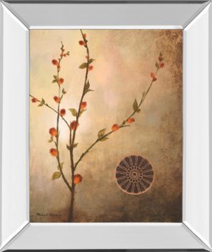 22 in. x 26 in. “Fall Stem In The Warmth” By Michael Marcon Mirror Framed Print Wall Art