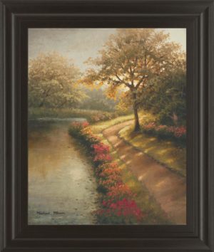 22 in. x 26 in. “Morning Light I” By Michael Marcon Framed Print Wall Art