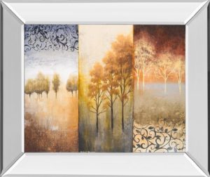 22 in. x 26 in. “Lost In Trees Il” By Michael Marcon Mirror Framed Print Wall Art