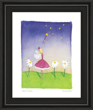 22 in. x 26 in. “Felicity Wishes I” By Emma Thomson Framed Print Wall Art