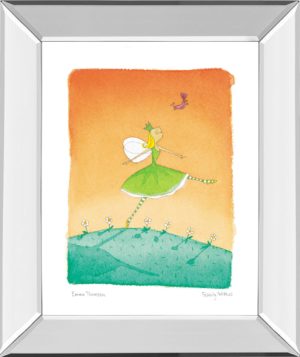 22 in. x 26 in. “Felicity Wishes Iv” By Emma Thomson Mirror Framed Print Wall Art