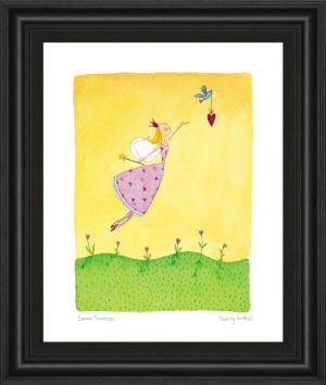 22 in. x 26 in. “Felicity Wishes Il” By Emma Thomson Framed Print Wall Art