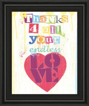 22 in. x 26 in. “Must Be Love Il” By Tom Frazier Framed Print Wall Art