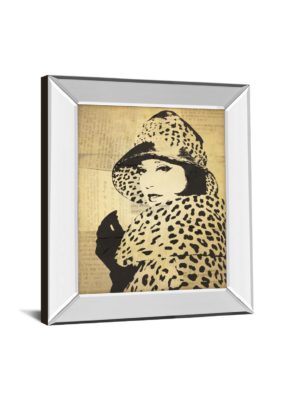 22 in. x 26 in. “Fashion News Il” By Wild Apple Graphics Mirror Framed Print Wall Art