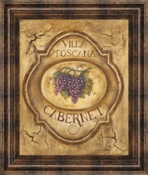 22 in. x 26 in. “Cabernet” By Gregory Gorham Framed Print Wall Art
