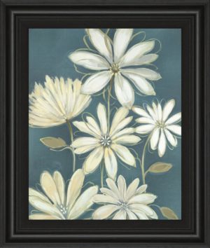 22 in. x 26 in. “Opposites Attract I” By Maria Framed Print Wall Art
