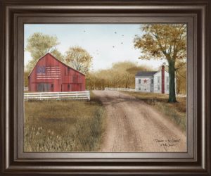 22 in. x 26 in. “Summer In The Country” By Billy Jacobs Framed Print Wall Art