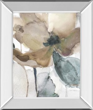 22 in. x 26 in. “Watercolor Poppy I” By Carol Robinson Mirror Framed Print Wall Art