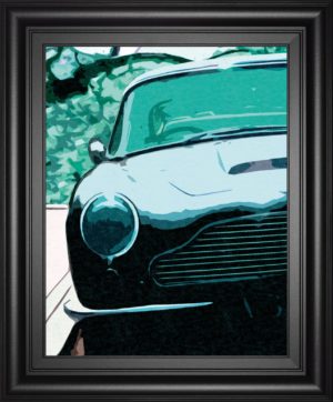 22 in. x 26 in. “Aston Classic” By Malcolm Sanders Framed Print Wall Art